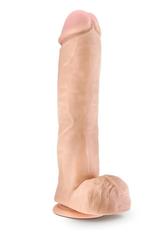 Au Naturel Au Naturel Big John Sensa Feel Dual Density Dildo with Balls Dildos