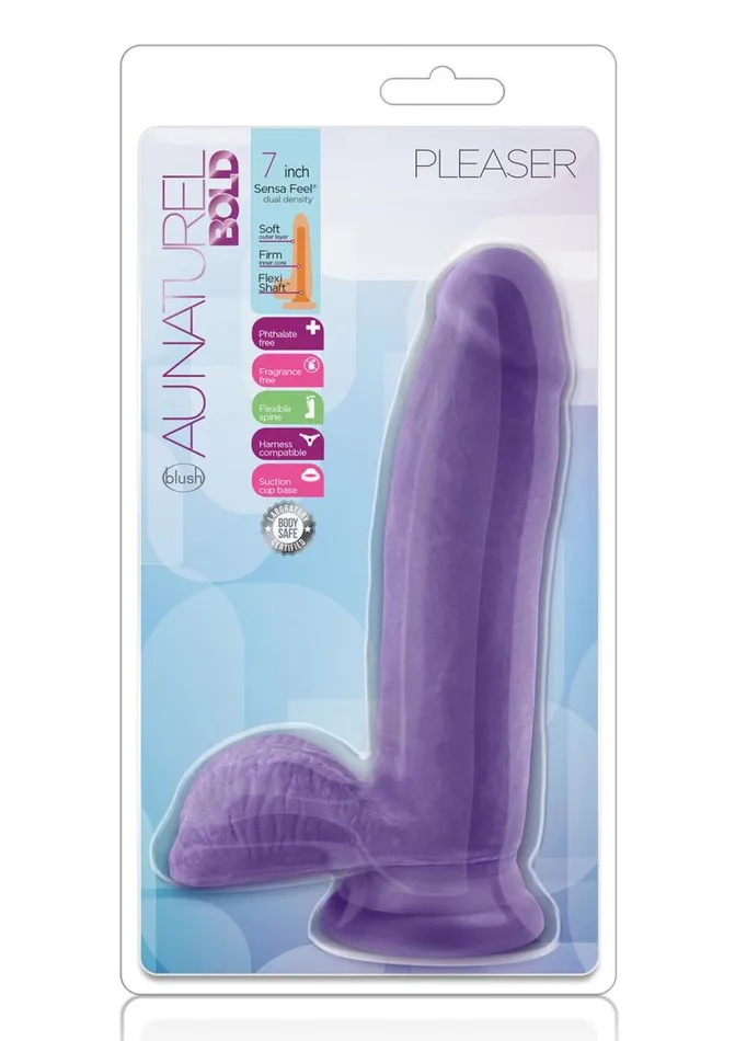 Au Naturel Female Sex Toys Au Naturel Bold Pleaser Dildo with Suction Cup