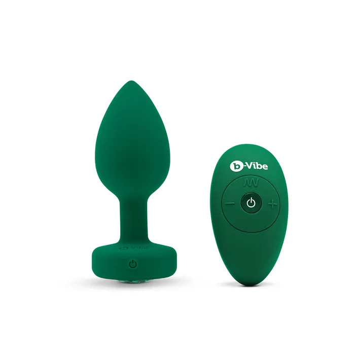 BVibe Male Sex Toys BVibe Vibrating Jewel Plug MediumLarge Assorted Colors