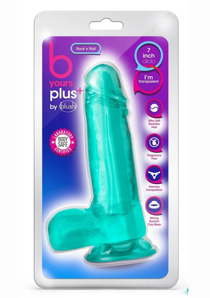 B Yours Plus Rock N Roll Realistic Dildo with Balls B Yours Female Sex Toys