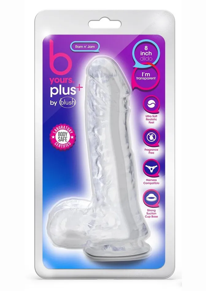 B Yours Plus Rock N Roll Realistic Dildo with Balls B Yours Female Sex Toys