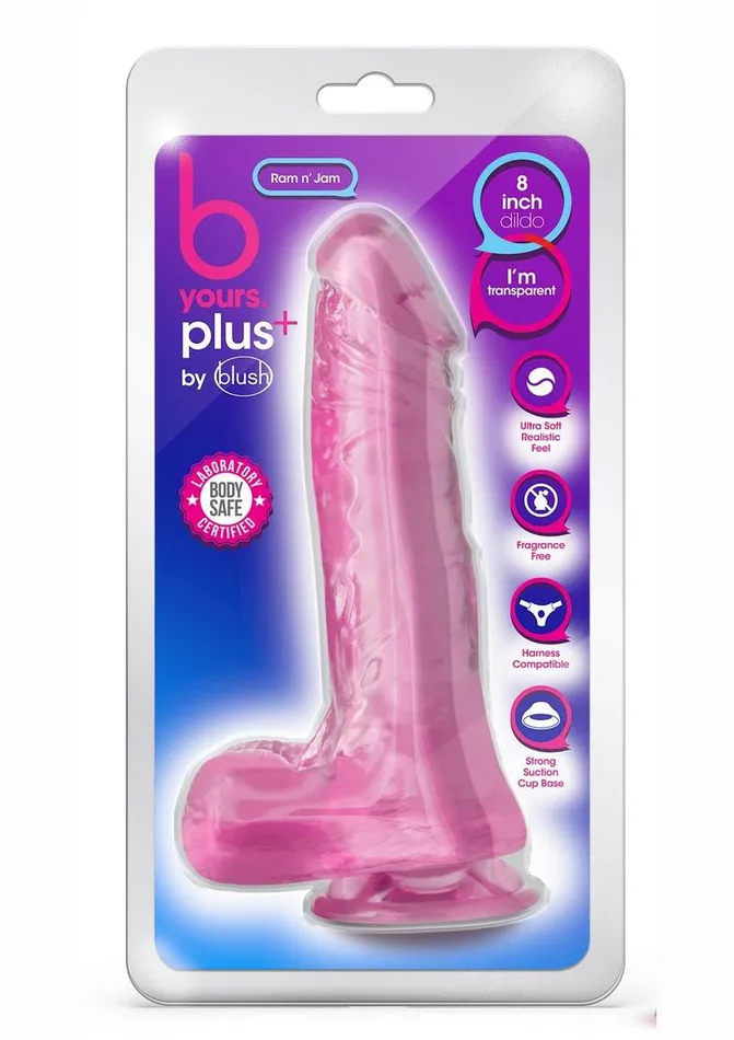 B Yours Plus Rock N Roll Realistic Dildo with Balls B Yours Female Sex Toys