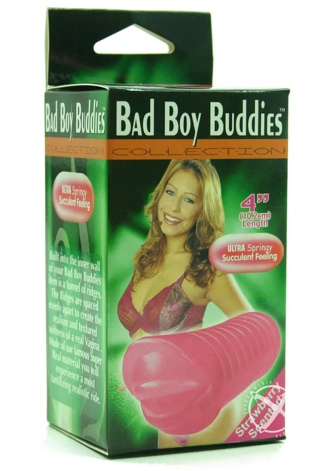 Bad Boy Buddies Strawberry Sented Masturbator Mouth Bad Boy Male Sex Toys