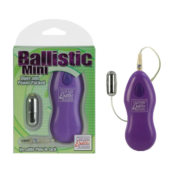 Ballistic Mini w Purple Controller CalExotics Vibrators