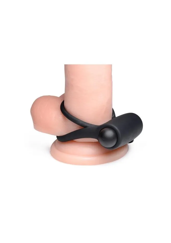 BANG Bang Silicone Rechargeable Cock Ring and Bullet with Remote Control Male Sex Toys