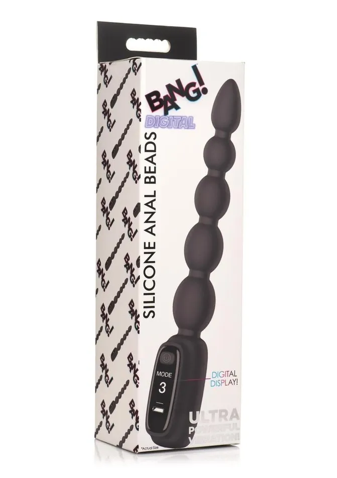 Bang Digital Rechargeable Silicone Anal Beads BANG Male Sex Toys