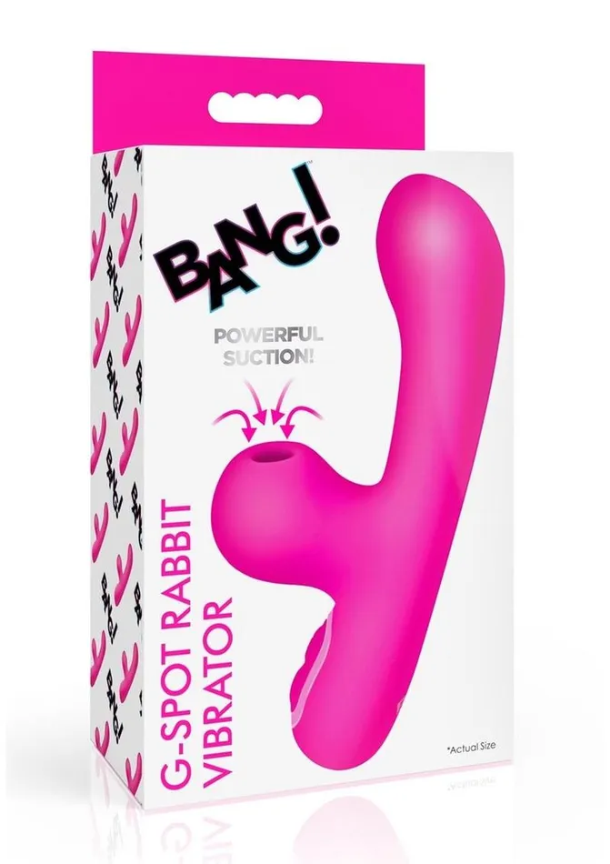 BANG Female Sex Toys Bang GSpot Rabbit Rechargeable Silicone Vibrator