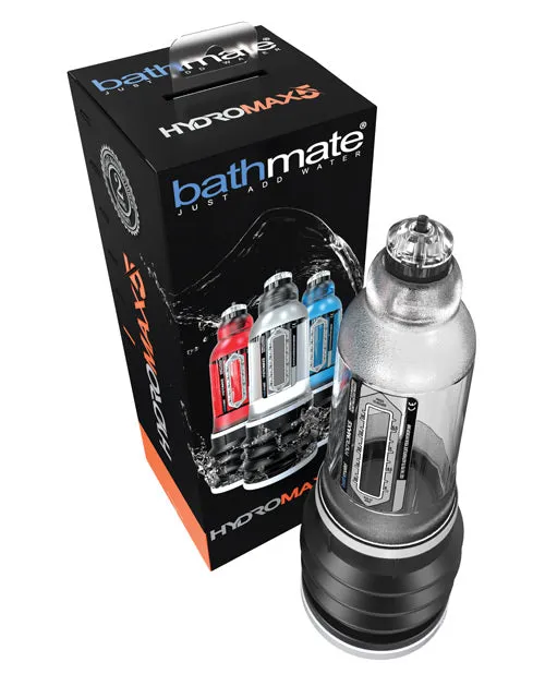 Bathmate Hydromax 5 Penis Pump Clear Bathmate Male Sex Toys