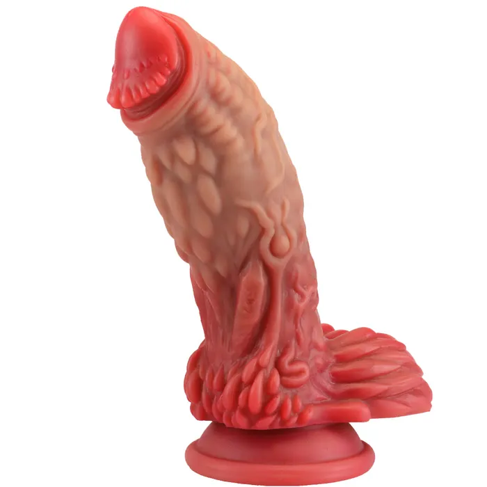 BeBuZZed Bebuzzed 8 Alien Premium Liquid Silicone Dildo with Suction Cup Female Sex Toys