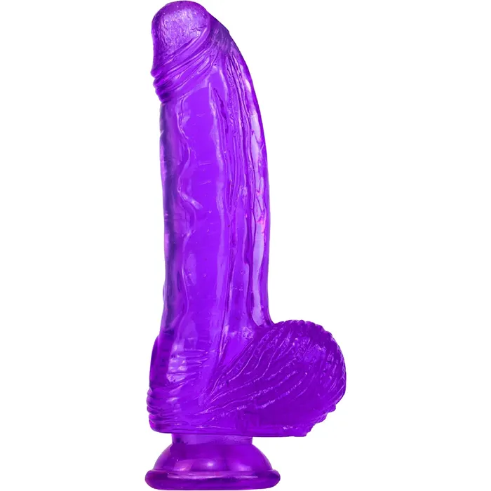 BeBuZZed Dildos Bebuzzed Goliath 95 Large Fat Dildo Veined Purple