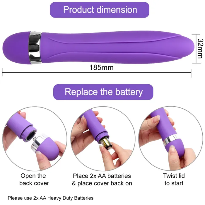 Bebuzzed Tango Flow 72 GSpot Vibrator MultiSpeed Purple BeBuZZed Vibrators