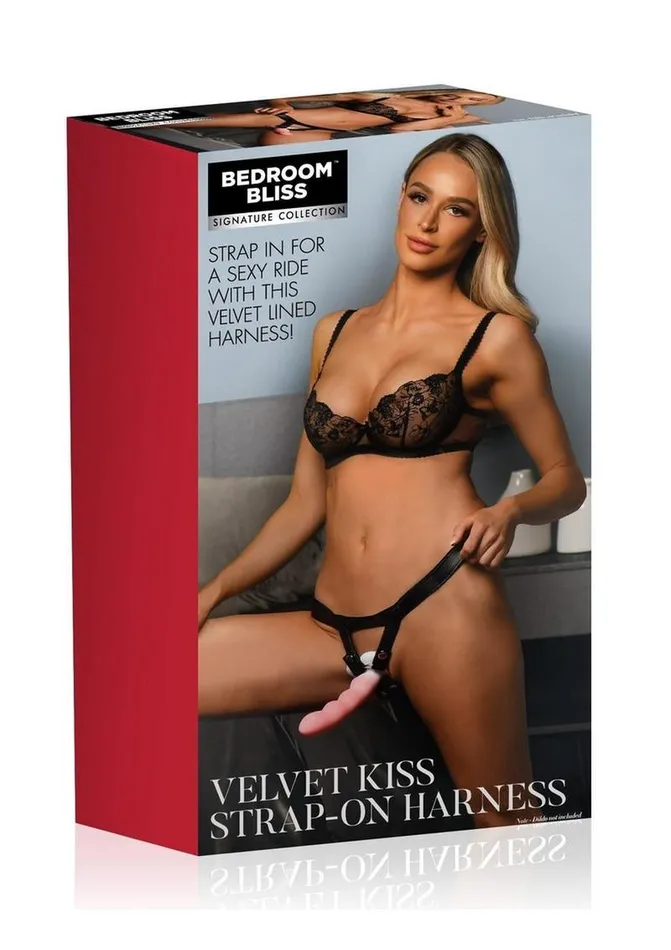 Bedroom Bliss Velvet Kiss StrapOn Harness Bedroom Bliss Female Sex Toys