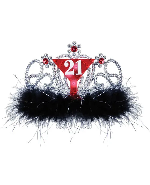 Beistle Vibrators 21st Birthday Flashing Tiara