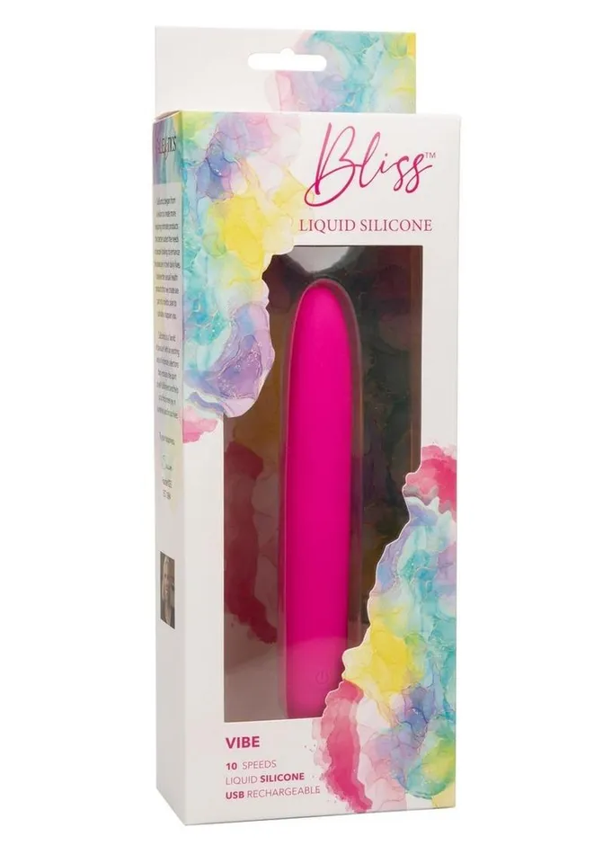 Bliss Liquid Silicone Rechargeable Vibrator Bliss by CalExotics Female Sex Toys