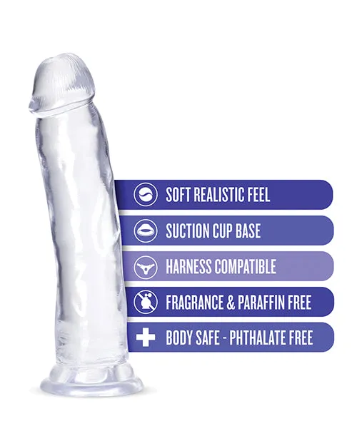 Blush B Yours Plus 9 Thrill n Drill Clear Dildo Blush Novelties Dildos