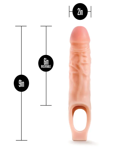 Blush Novelties Blush 9 Silicone Cock Sheath Flesh Dildos