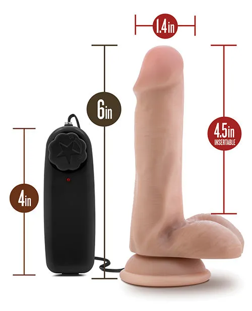 Blush Novelties Dildos Dr Rob 6 Vibrating Dildo Vanilla