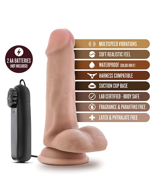 Blush Novelties Dildos Dr Rob 6 Vibrating Dildo Vanilla