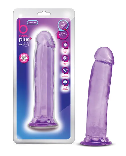 Blush Novelties Vibrators Blush B Yours Plus 95 Thrill N Drill Purple