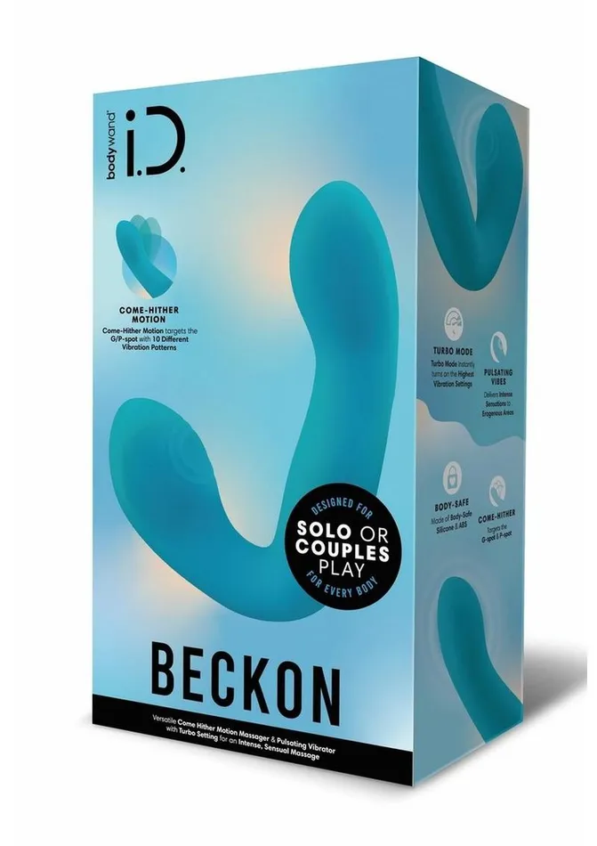 Bodywand Female Sex Toys Bodywand Id Beckon Rechargeable Silicone Dual Stimulating Vibrator