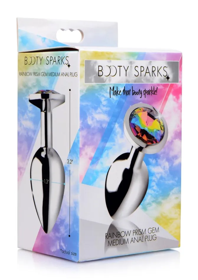 Booty Sparks Male Sex Toys Booty Sparks Rainbow Prism Gem Anal Plug