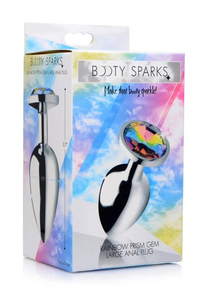 Booty Sparks Male Sex Toys Booty Sparks Rainbow Prism Gem Anal Plug