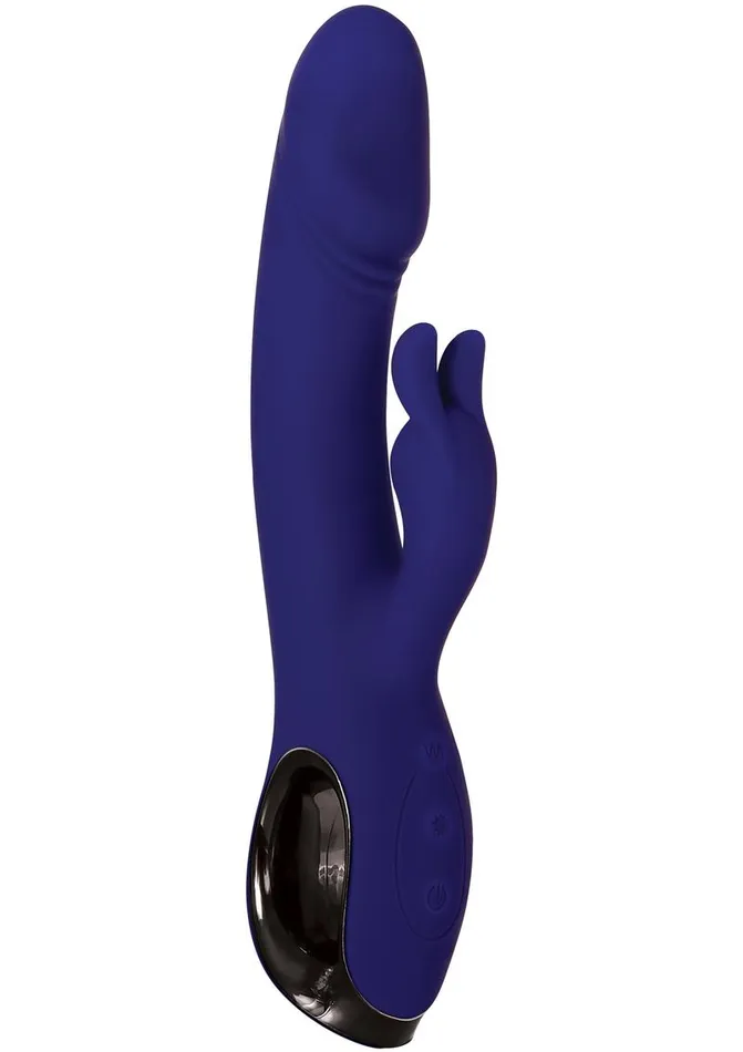 Bunny Buddy Rechargeable Silicone Dual Vibrator with Clitoral Stimulator Evolved Female Sex Toys