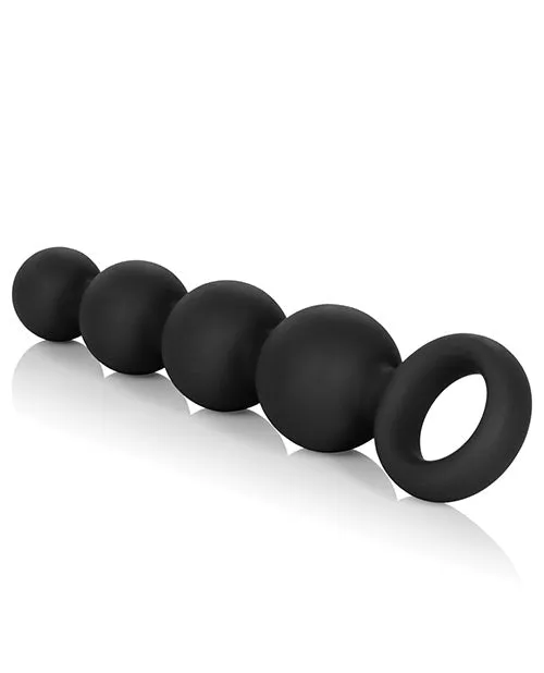 Calexotics Silicone Booty Beads Black California Exotic Novelties Anal