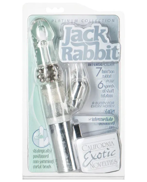 California Exotic Novelties Vibrators Jack Rabbit Platinum Collection Silver