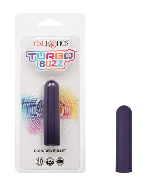 California Exotic Novelties Vibrators Turbo Buzz Rounded Bullet Vibrator Purple