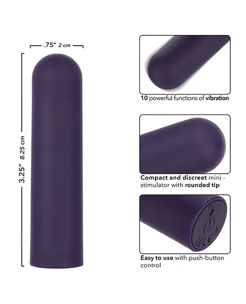 California Exotic Novelties Vibrators Turbo Buzz Rounded Bullet Vibrator Purple