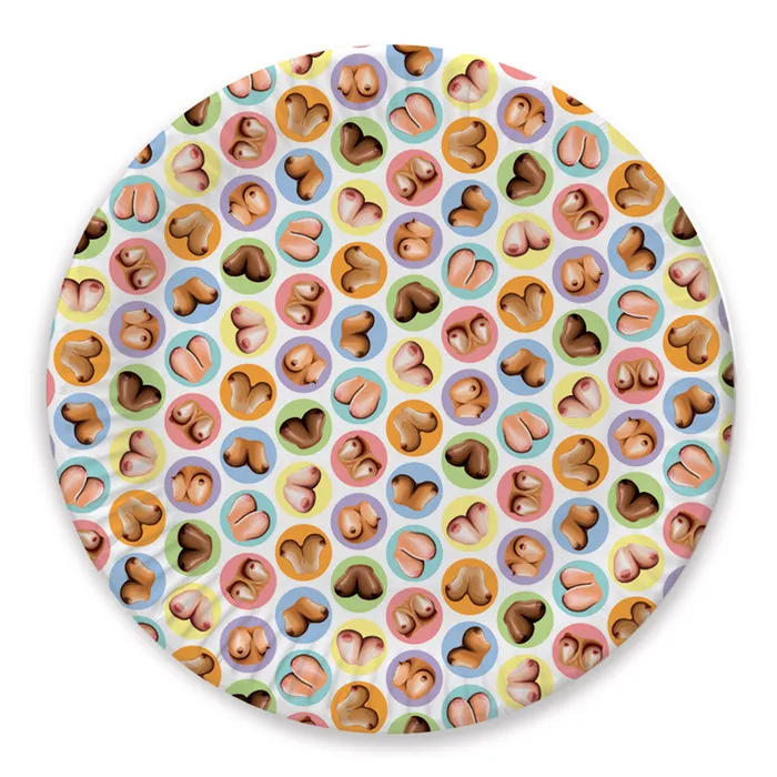 CandyPrints Vibrators CandyPrints Boobs Plates 8pk