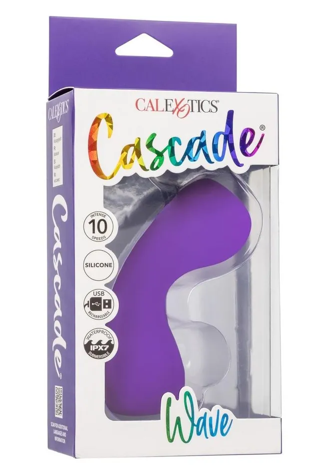 Cascade Wave Rechargeable Silicone Vibrator Cascade Female Sex Toys