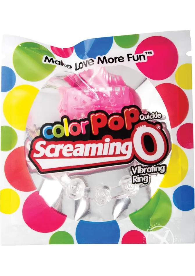 Color Pop Color Pop Quickie Screaming O Vibrating Ring Silicone Cock Ring Male Sex Toys