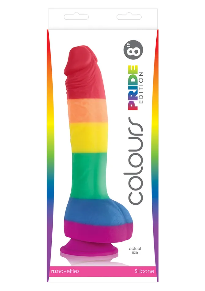 COLOURS PRIDE EDITION 8 Silicone Dildo Nice and nasty Bz Female Sex Toys