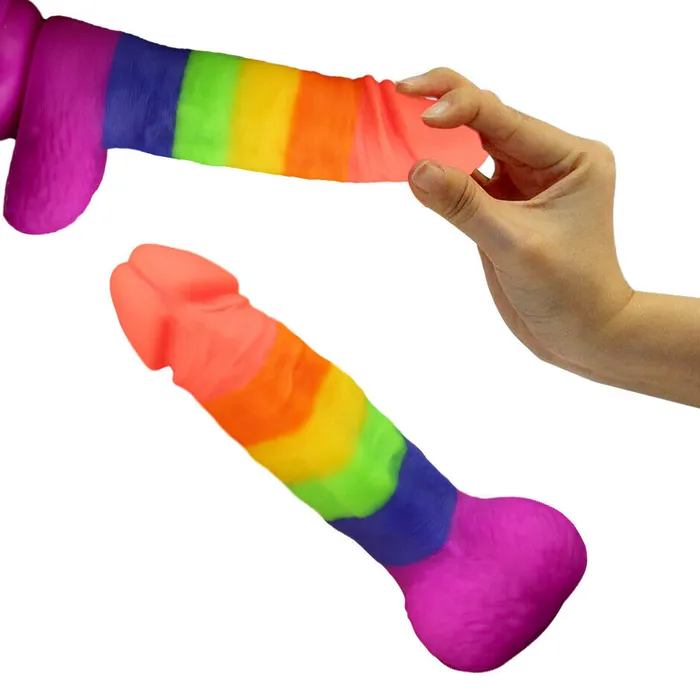 COLOURS PRIDE EDITION 8 Silicone Dildo Nice and nasty Bz Female Sex Toys