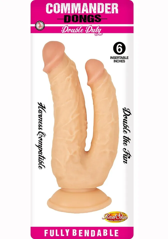 Commander Dildos Commander Dongs Double Duty Bendable Dildo