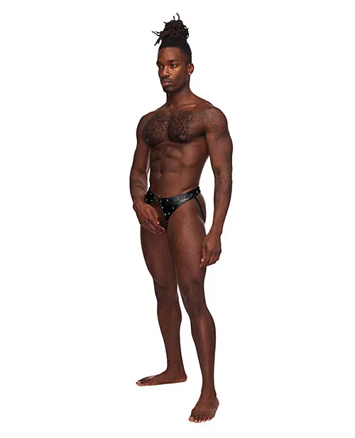 Comme Ci Comme Ca Anal Fetish Cyclops Pouchless Jock Strap Black LXL