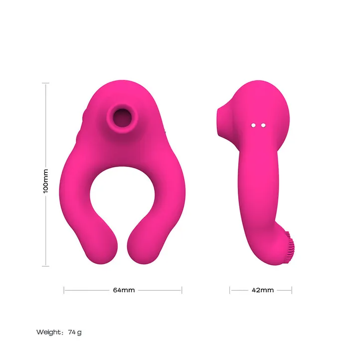 Couple Vibrator Suction Ring For Penis Clitoral Stimulation 7 Modes Sorlove Female Sex Toys