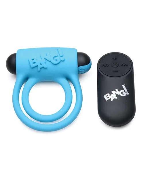 Couples Bang Vibrating Cock Ring Bullet Blue Xr LLC