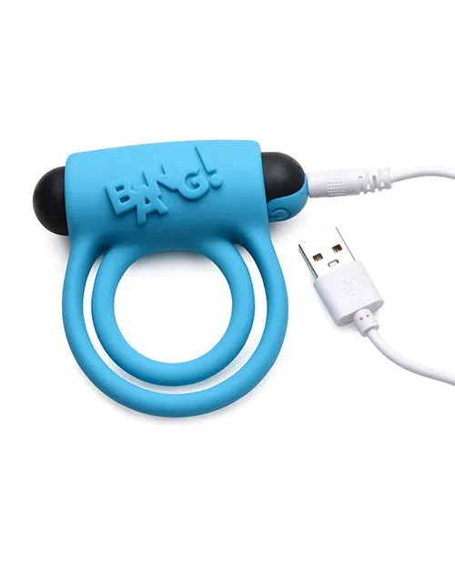 Couples Bang Vibrating Cock Ring Bullet Blue Xr LLC