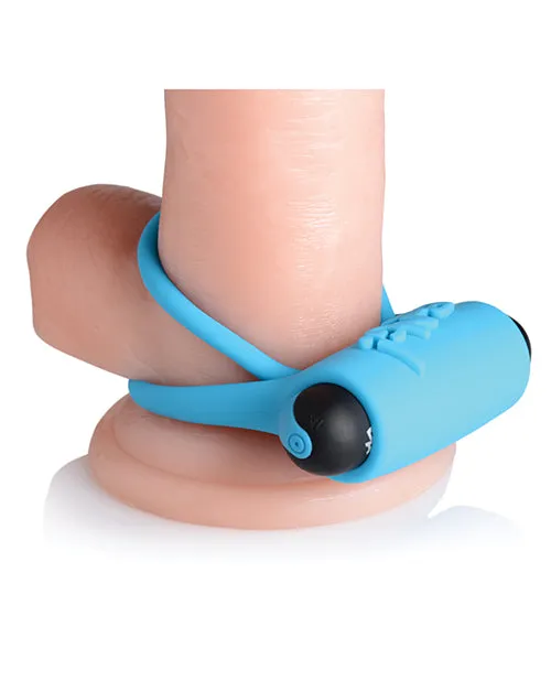 Couples Bang Vibrating Cock Ring Bullet Blue Xr LLC