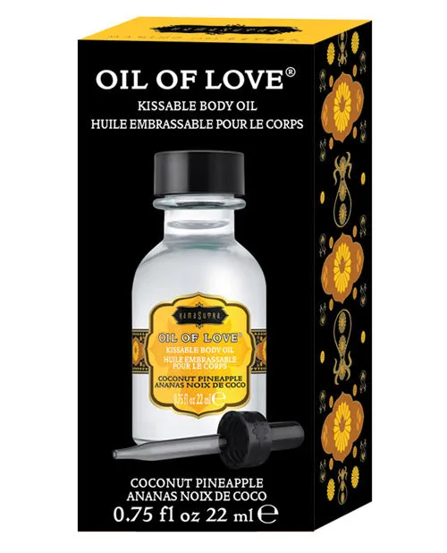 Couples Kama Sutra Kama Sutra Oil of Love Foreplay Oil 75 oz Coconut Pineapple