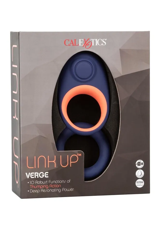 Couples Link Up Verge Silicone Vibrating Cock Ring Link Up