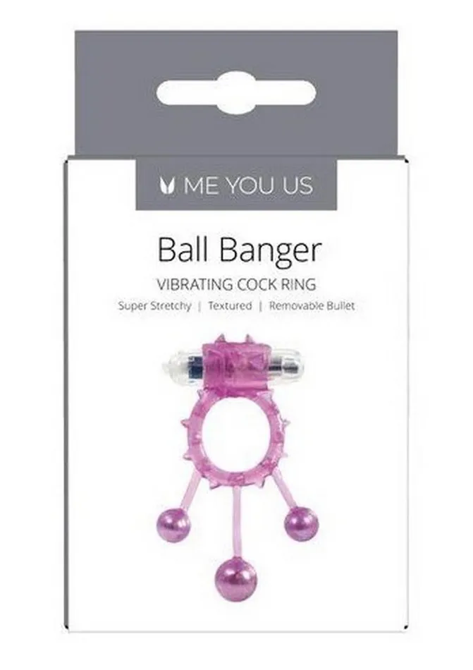 Couples Me You Us ME YOU US Ball Banger Vibrating Cock Ring