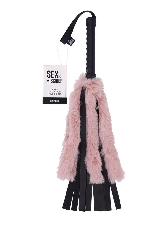 Couples Sex and Mischief Sex and Mischief Brat Faux Fur Flogger