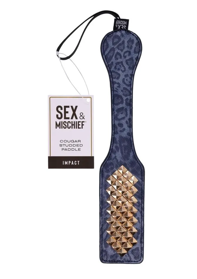 Couples Sex and Mischief Sex and Mischief Cougar Studded Paddle