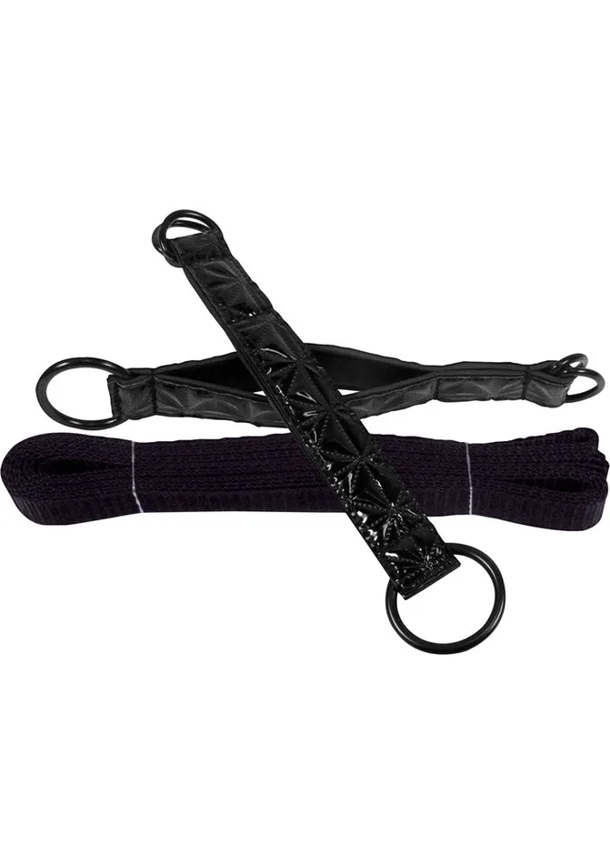 Couples Sinful Vinyl Bed Restraint Straps Kit Sinful