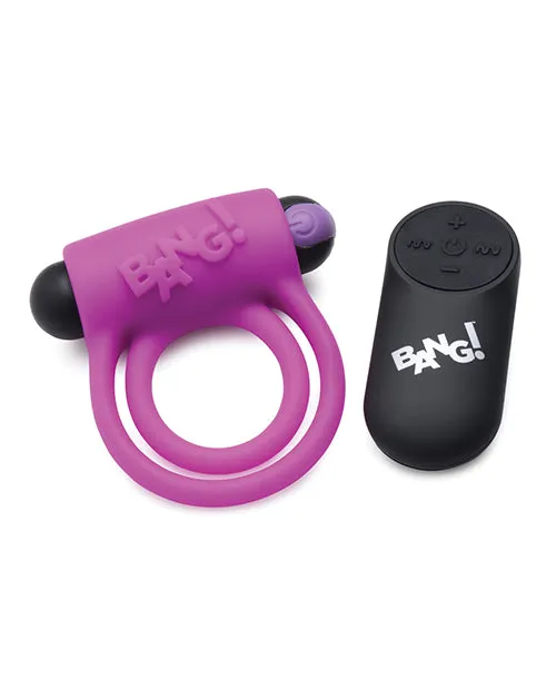 Couples Xr LLC Bang Vibrating Cock Ring Bullet Purple