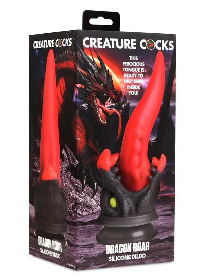 Creature Cocks Dildos Creature Cock Dragon Roar Silicone Dildo